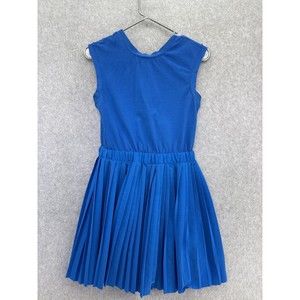 Kate Spade Saturday Women's Fit & Flare Dress Blue Sleeveless Pleated Small